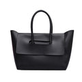 New Winter Simple Car Stitching Solid Color Tote Commuter Bag Female Western Fashion Casual One-shoulder Handbag
