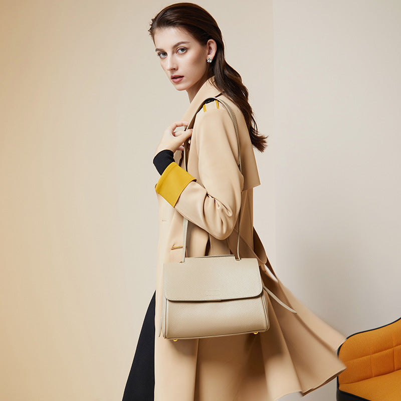Underarm Bag High-quality Western-style Soft Leather shoulder bag