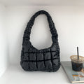 High-grade Small Design One-shoulder Cotton-padded Jacket Bag