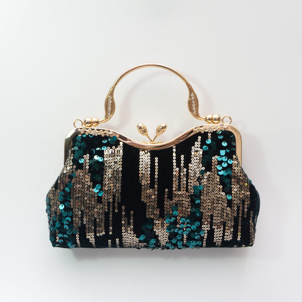 FashionLadies New Sequin Flannel Evening Bag