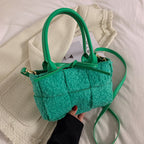 Plush All-match Messenger Bag Fashion One-shoulder Western Style
