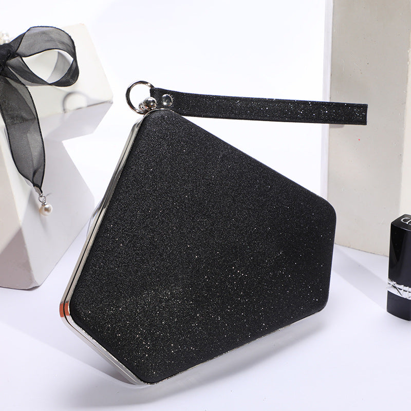 Women's Fashionable Hand Bill Of Lading evening Bag Reflective Gloss