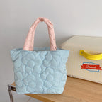 Sweet Quilted Small Flower Handbag All-match And Portable