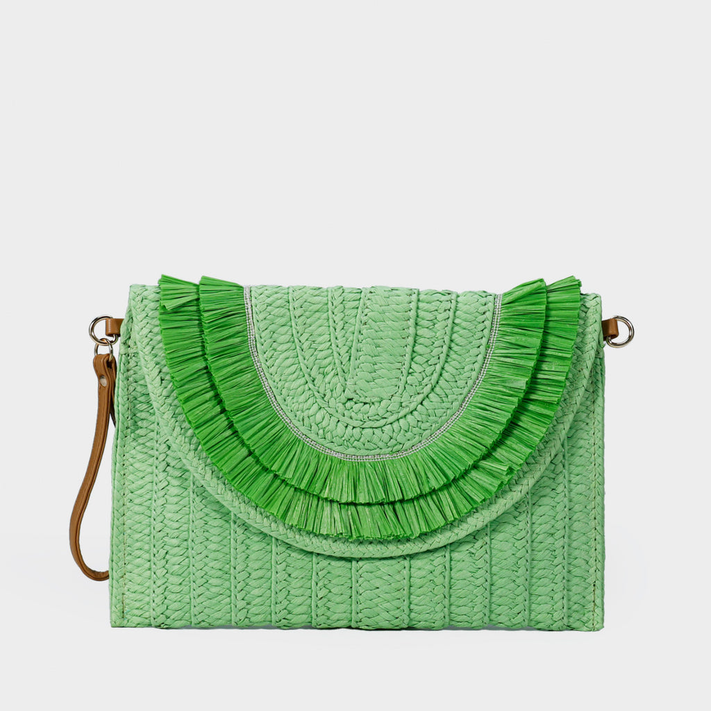 Small Hand Bag Straw Envelope