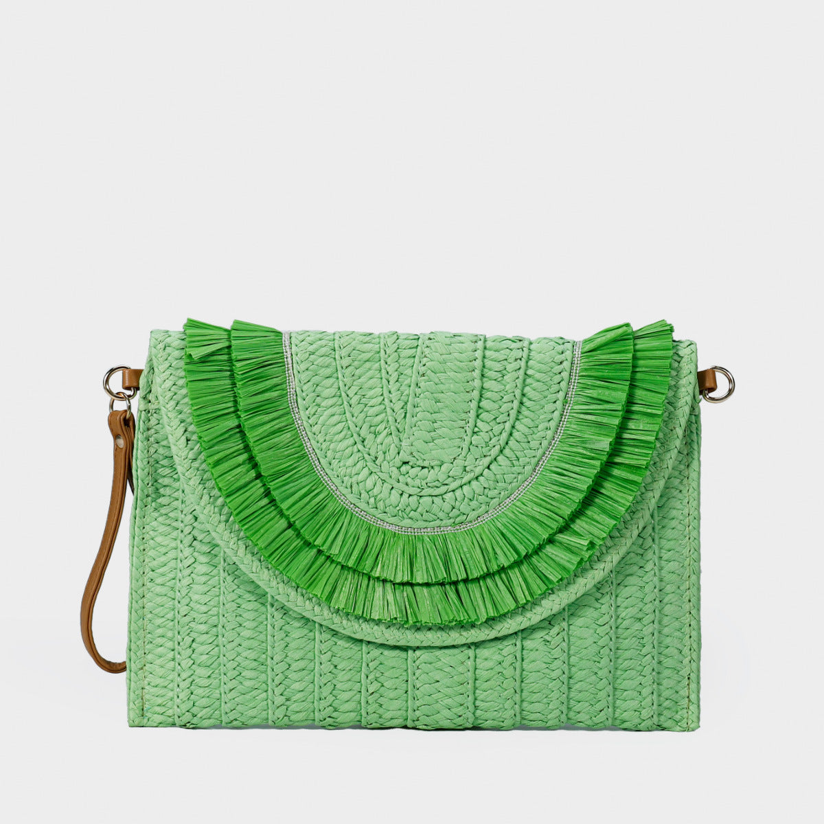 Small Hand Bag Straw Envelope