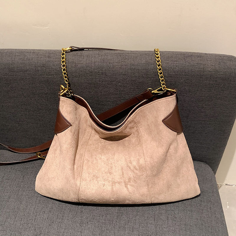 Bag Lady Suede Cross Body Leisure Chain