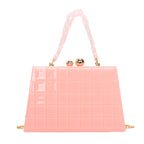 Fruit Color Literary Acrylic Portable Small Satchel