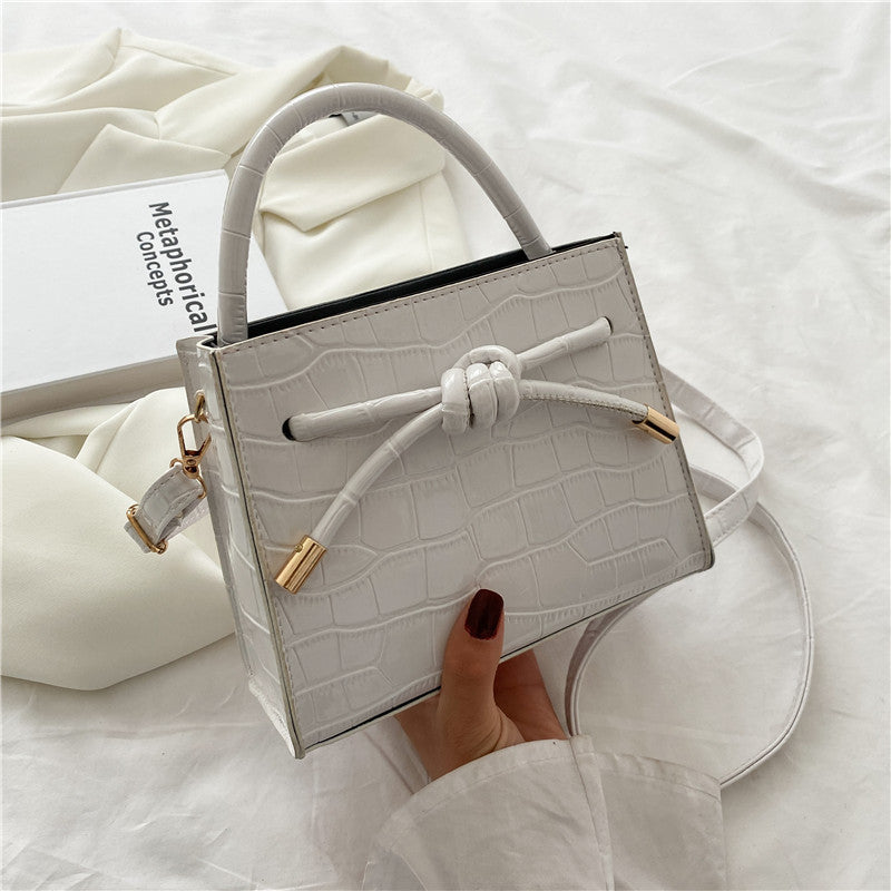 New Style Single Shoulder Messenger Bag Female Mori Stone Pattern
