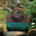 Women's New Ethnic Style Bamboo Woven Bag Handbag