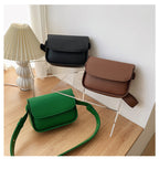 Textured Vintage Casual Messenger Bag