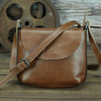 Retro Simple Leather Crossbody Bag For Women