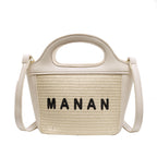 New Fashion Straw Vegetable Basket Style Women's Bag