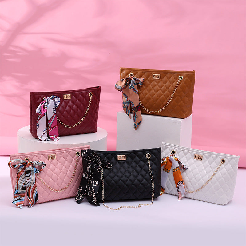 Lattice Chain Bag Slung Women's Shoulder