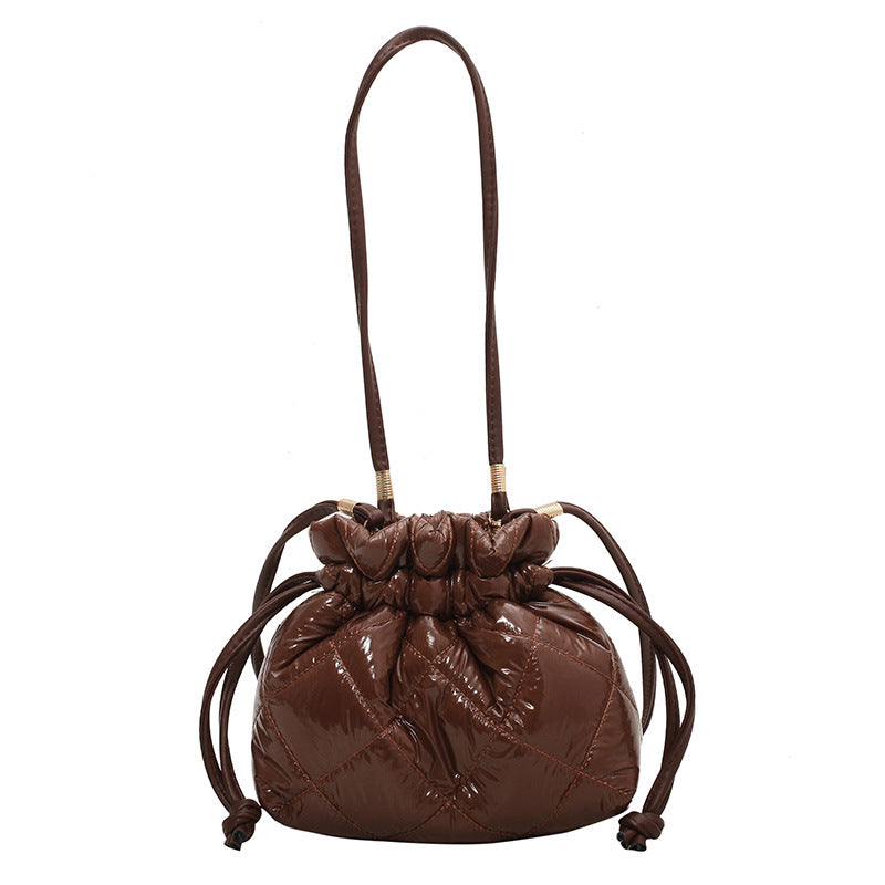Personalized Car Stitching Solid Color Women's Bag