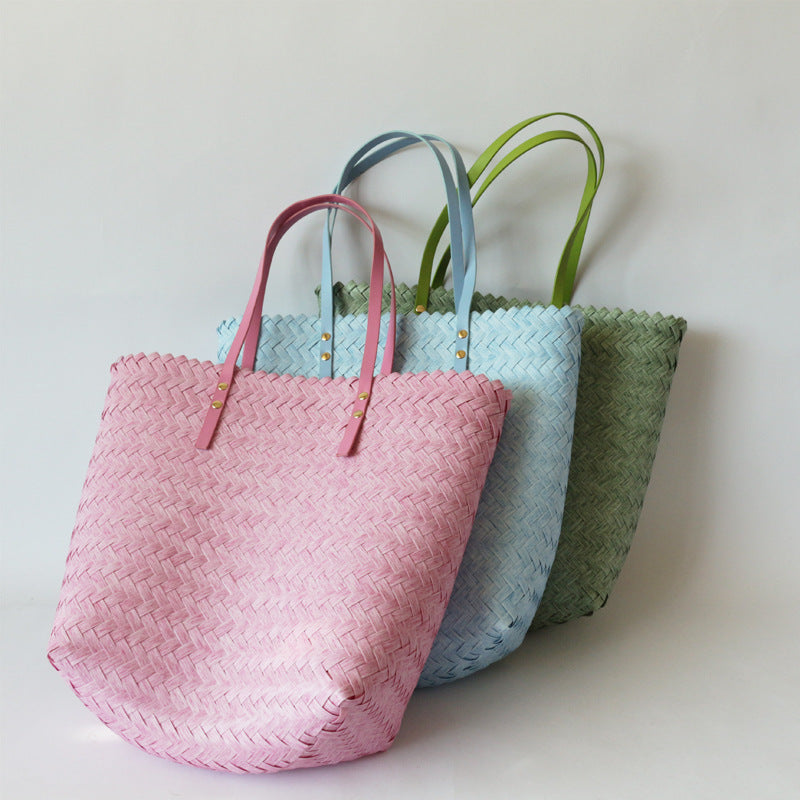 Simple Shopping One Shoulder Handbag