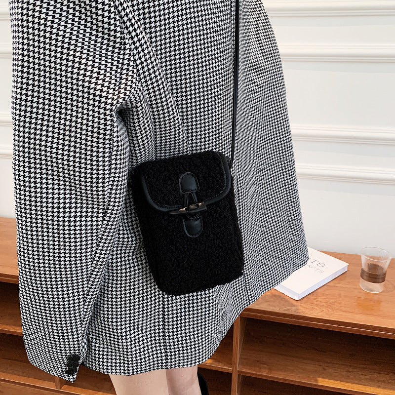 Small Design Lamb Plush Bag Female