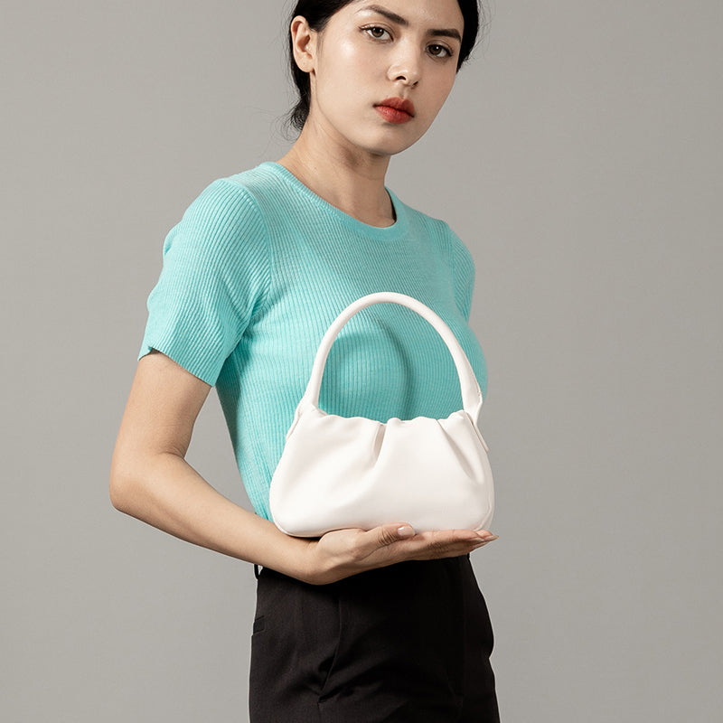 Pleated Armpit Bag French Simple Shoulder Bag Handbag