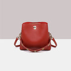 New Women's Fashion Top Layer Leather Hand-held Messenger crossbodyBag