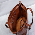 Vintage Vegetable Soft Oil Waxed Shoulder Crossbody Bag