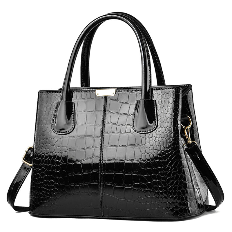 Stone Grain Simple Female Bag Large Capacity