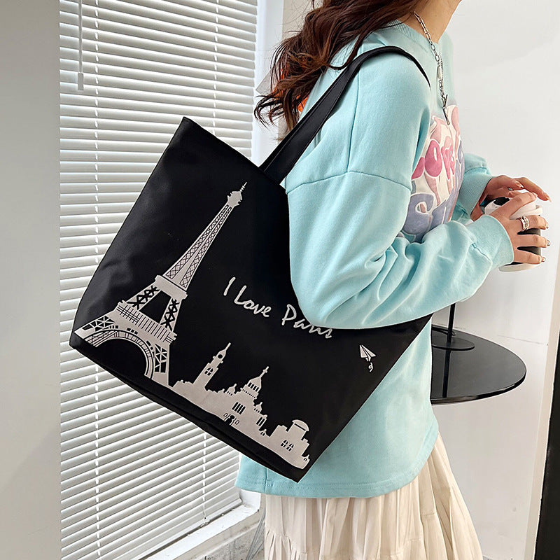 Fashion Canvas Large Capacity Women's shopping Bag