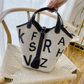 Popular Printing Handbag Wild Texture Canvas handbag