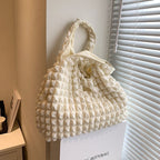 Cloud Bubble Large Capacity Pleated Girl Shoulder Bag