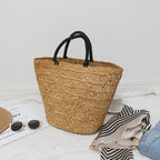 Women's Large Capacity Straw Bag All Match Simple Portable