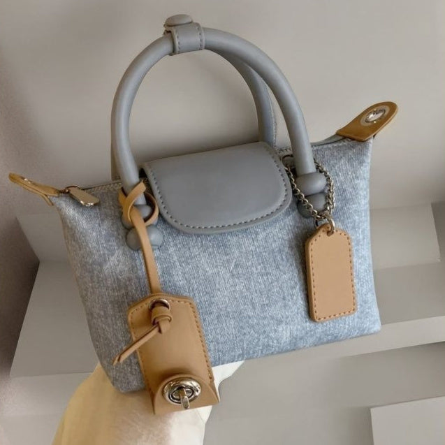Fashion Portable Dumpling Texture Shoulder Messenger hand Bag For Women