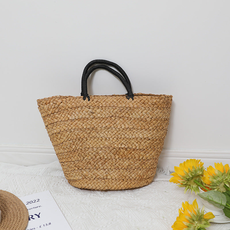 Women's Large Capacity Straw Bag All Match Simple Portable