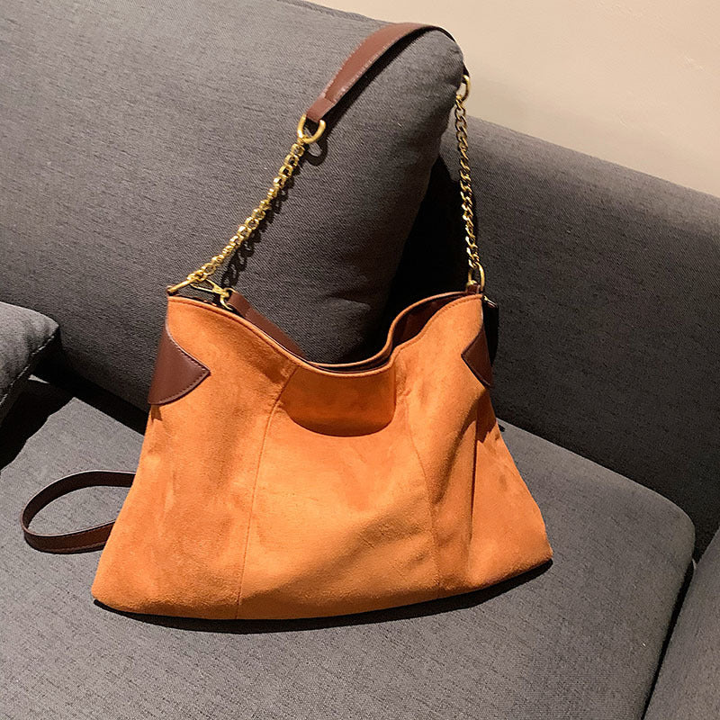Bag Lady Suede Cross Body Leisure Chain