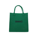 Felt One Shoulder Women's Retro Fashion Simple shopping bag