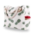 Large Capacity shoulder bag Fashion Print Women's Canvas Beach Bag
