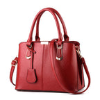 Solid Color Fashion Ladies Handbag Large Capacity