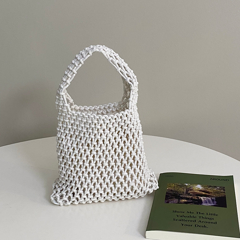 Handwoven Fashion Versatile Mesh Beach shoulder Bag