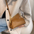 Simple crossbody Bag Messenger Clip Buckle Fashion Trend