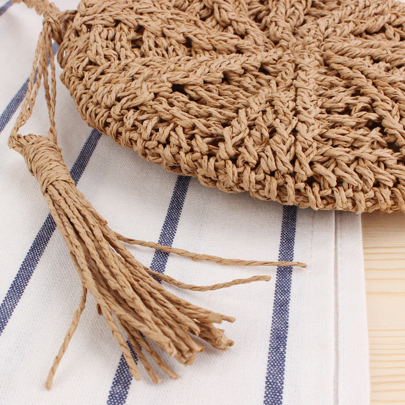 Handmade crossbody Woven Bag Summer Beach