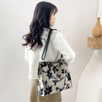 Black-and-white Big Bag shoulder bag Large Capacity