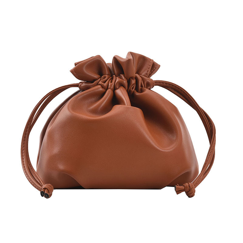 Drawstring Bucket Bag Casual Cute Mini