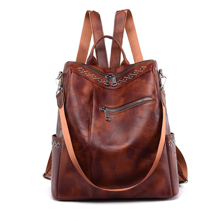 Shoulder School Bag Female Wild Backpack Simple Large Capacity Travel Bag