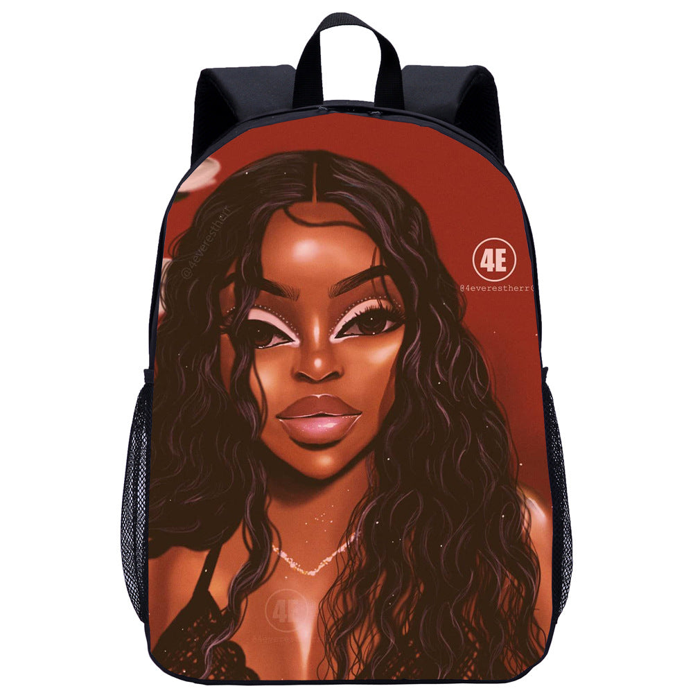 Girl Student School Bag Child