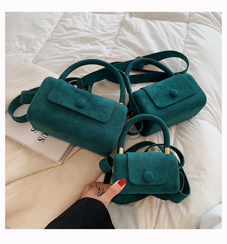 Women's New Popular Frosted One-shoulder crossbody Handbag