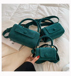 Women's New Popular Frosted One-shoulder crossbody Handbag
