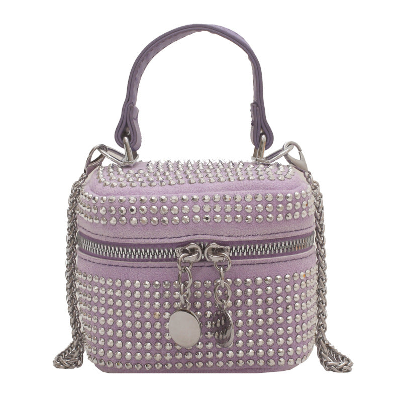 Retro All-match Box Hand Carry Casual Women's Bag