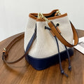 Contrast Color Women's New Fashion Single Shoulder Messenger Bag