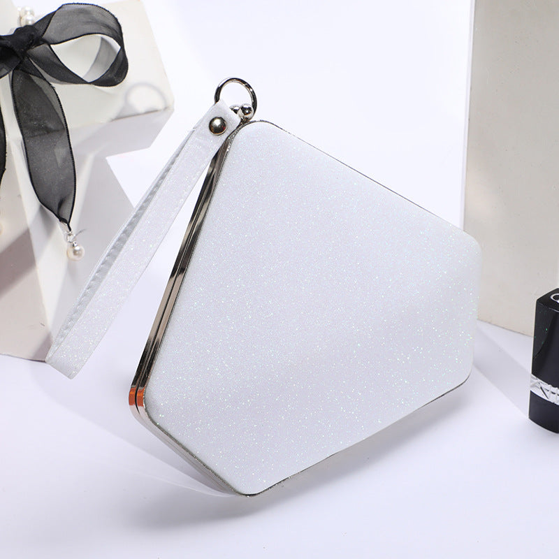 Women's Fashionable Hand Bill Of Lading evening Bag Reflective Gloss
