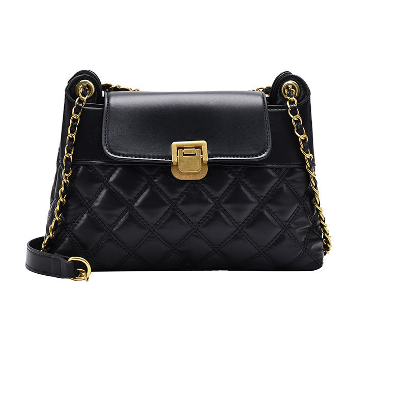 Autumn And Winter New Versatile Cross Body Rhombic Chain Little Baonu