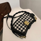 Fashionable Woolen One Shoulder Underarm Bag All Match