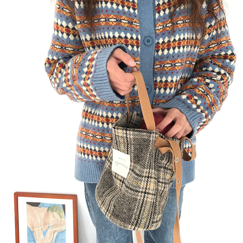Women's Fashion Personality All Match bucket bag