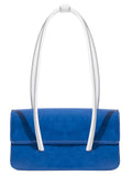 High Sense Of Klein Blue Contrast Color shoulder bag Women